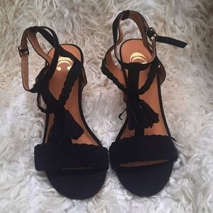 🍀3/15 Black Sandal Heels